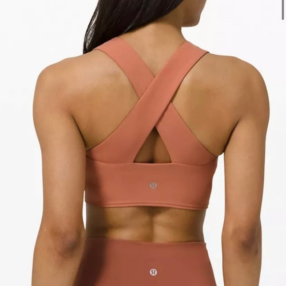 Lululemon Forward Fold Bra Size 6 Rustic Coral **EUC** - Picture 2 of 5